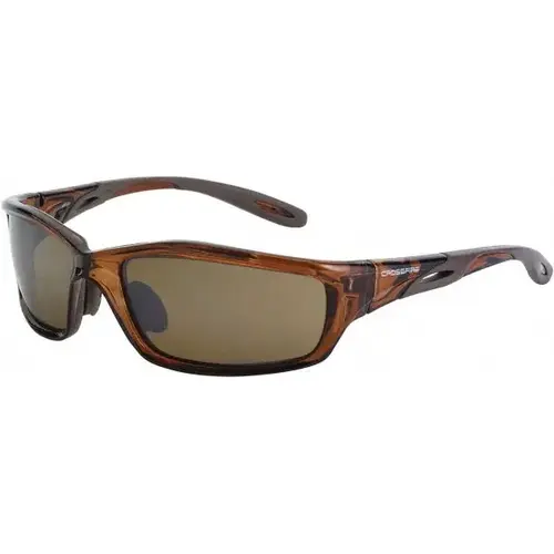 Safety Glass: Scratch-Resistant, Polycarbonate, Brown Lenses, Full-Framed, UV Protection Safety Glass: Scratch-Resistant, Polycarbonate, Brown Lenses, Full-Framed, UV Protection