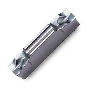 Ingersoll Cutting Tools 6000174-XCP10 Cutoff Insert: TDJ3 TT8020, Carbide, 3 mm Cutting Width - pack of 10