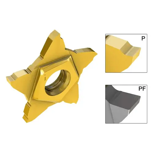 Grooving Insert: PENTA24N125PF IC30N, Solid Carbide Bright/Uncoated Grooving Insert: PENTA24N125PF IC30N, Solid Carbide Bright/Uncoated
