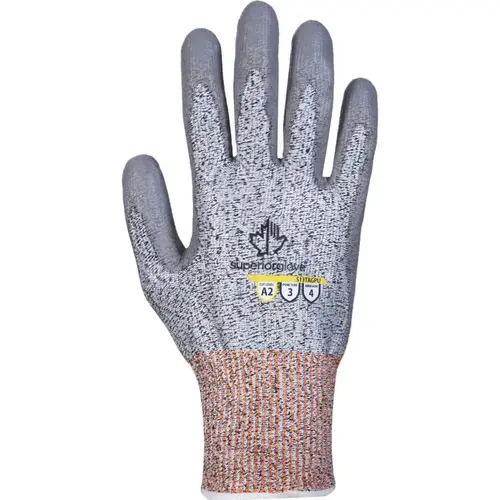 Cut-Resistant & Puncture Resistant Gloves: Size Medium, ANSI Cut A2, ANSI Puncture 3, Polyurethane, Series S13TAGPU Cut-Resistant & Puncture Resistant Gloves: Size Medium, ANSI Cut A2, ANSI Puncture 3, Polyurethane, Series S13TAGPU