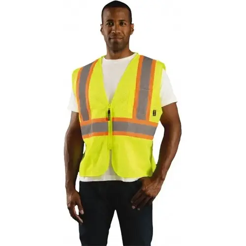 High Visibility Vest: X-Large High Visibility Vest: X-Large