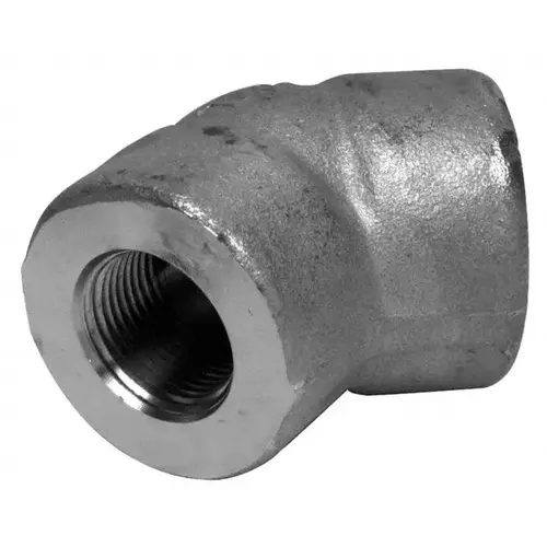 Pipe 45 degree Elbow: 1/8" Fitting, 316 & 316L Stainless Steel Pipe 45 degree Elbow: 1/8" Fitting, 316 & 316L Stainless Steel