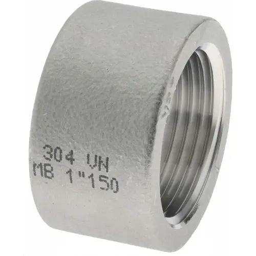 Pipe Half Coupling: 1" Fitting, 304 Stainless Steel