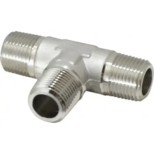 Pipe Tee: 1-1/2" Fitting, 316 Stainless Steel Pipe Tee: 1-1/2" Fitting, 316 Stainless Steel
