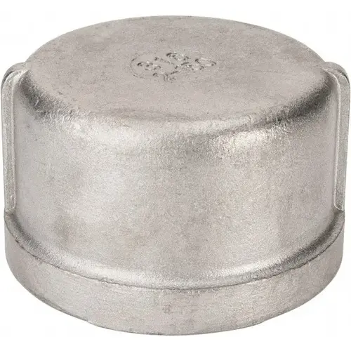 Pipe End Cap: 2" Fitting, 316 Stainless Steel Pipe End Cap: 2" Fitting, 316 Stainless Steel