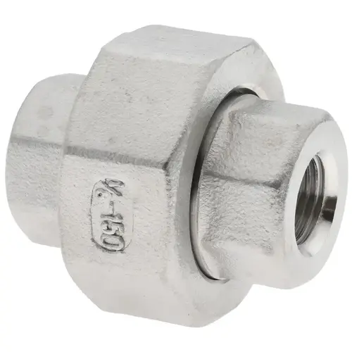 Pipe Union: 1/8" Fitting, 304 Stainless Steel - pack of 2