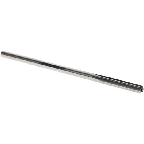 Chucking Reamer: 0.1960" Dia, 5" OAL, 1-1/4" Flute Length, Straight-Cylindrical Shank, HSS Bright/Uncoated Chucking Reamer: 0.1960" Dia, 5" OAL, 1-1/4" Flute Length, Straight-Cylindrical Shank, HSS Bright/Uncoated