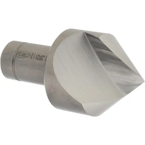 Countersink: 1-1/2" Head Dia, 82 degree Included Angle, 1 Flute, Cobalt Steel Countersink: 1-1/2" Head Dia, 82 degree Included Angle, 1 Flute, Cobalt Steel