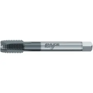 Emuge CU499300.5015 Spiral Point Tap: 5/8-11 UNC, 3 Flutes, Plug Chamfer, 2B Class of Fit, High-Speed Steel-E, TiCN Coated