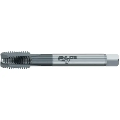Spiral Point Tap: 5/8-11 UNC, 3 Flutes, Plug Chamfer, 2B Class of Fit, High-Speed Steel-E, TiCN Coated