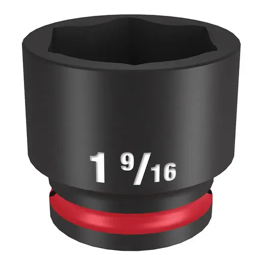 Impact Socket: 1/2" Drive, 1-9/16" Socket, Hex Drive Impact Socket: 1/2" Drive, 1-9/16" Socket, Hex Drive