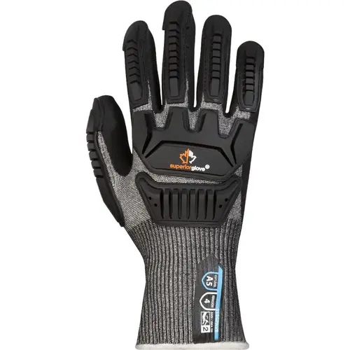 Cut & Puncture Resistant Gloves; Coating Material: Micropore Nitrile ; Coating Coverage: Palm & Fingers ; Glove Type: Cut-Resistant ; ANSI/ISEA Cut Resistance Level: A5 ; Primary Material: Cotton; Nylon ; ANSI/ISEA Abrasion Resistance Level: 4 Cut & Puncture Resistant Gloves; Coating Material: Micropore Nitrile ; Coating Coverage: Palm & Fingers ; Glove Type: Cut-Resistant ; ANSI/ISEA Cut Resistance Level: A5 ; Primary Material: Cotton; Nylon ; ANSI/ISEA Abrasion Resistance Level: 4