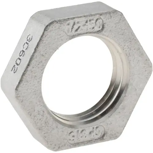 Stainless Steel Pipe Fittings; Fitting Type: Lock Nut ; End Connection: NPT ; UNSPSC Code: 40175300 Stainless Steel Pipe Fittings; Fitting Type: Lock Nut ; End Connection: NPT ; UNSPSC Code: 40175300