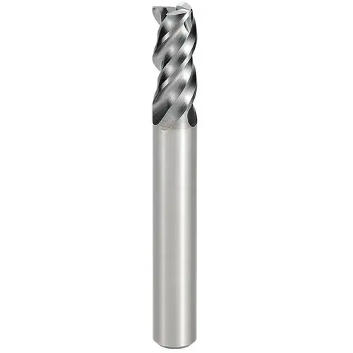 Square End Mill: 3.30 mm Dia, 7.0000 mm LOC, 3 Flute, Solid Carbide AlCrN Square End Mill: 3.30 mm Dia, 7.0000 mm LOC, 3 Flute, Solid Carbide AlCrN