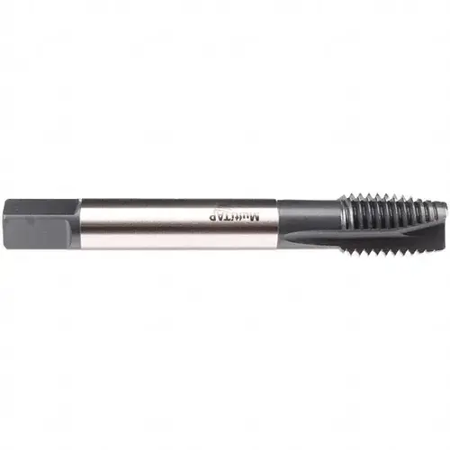 Spiral Flute Tap: M20x2.5, Metric, 3 Flute, Plug, 6H Class of Fit, High-Speed Steel, Ne2 Finish Nitride