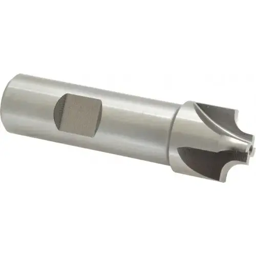 Corner Rounding End Mill: 3/16" Radius, 7/8" Dia, 4 Flutes, High Speed Steel Bright/Uncoated