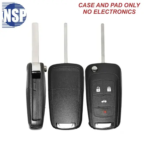 OHT/AVL/KR55/V2T 4-BTN FLIP KEY SHELL WITH BLADE - L,U,P,T OHT/AVL/KR55/V2T 4-BTN FLIP KEY SHELL WITH BLADE - L,U,P,T