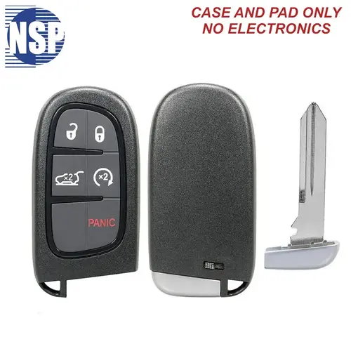 GQ4-54T 5-BTN SMART KEY SHELL WITH E-KEY - L,U,P,H,RS GQ4-54T 5-BTN SMART KEY SHELL WITH E-KEY - L,U,P,H,RS