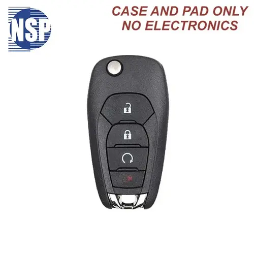 LXP FLIP KEY SHELL WITH BLADE 4-BTN - L,U,P,RS LXP FLIP KEY SHELL WITH BLADE 4-BTN - L,U,P,RS