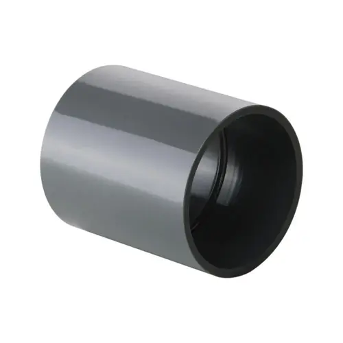 1-1/4" PVC Plastic Pipe Coupling - pack of 2