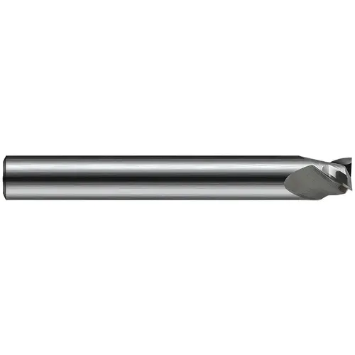 Corner Radius End Mill: 0.21" Dia, 3 mm LOC, 0.005" Radius, 3 Flutes, Solid Carbide TiB2 Corner Radius End Mill: 0.21" Dia, 3 mm LOC, 0.005" Radius, 3 Flutes, Solid Carbide TiB2