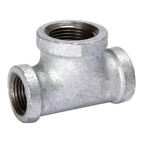 Malleable Iron Pipe Reducer: 3/4 x 1/2 x 3/4" Fitting Malleable Iron Pipe Reducer: 3/4 x 1/2 x 3/4" Fitting
