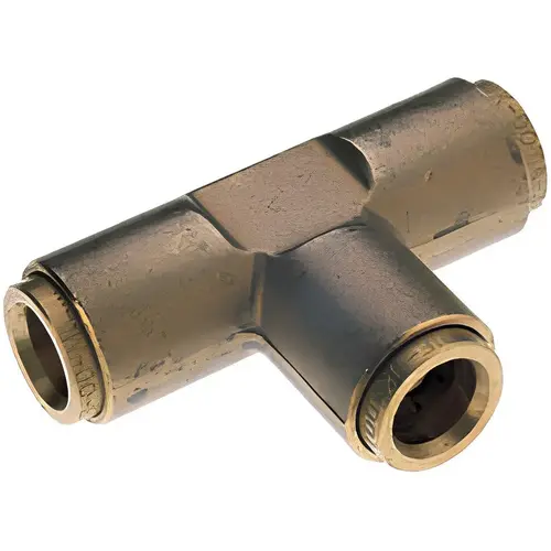 Push-To-Connect Tube to Tube Tube Fitting: 1/2" OD Push-To-Connect Tube to Tube Tube Fitting: 1/2" OD