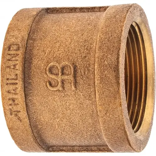 Brass Pipe Coupling: 1-1/2" Fitting, Threaded, FNPT x FNPT, Class 125 Brass Pipe Coupling: 1-1/2" Fitting, Threaded, FNPT x FNPT, Class 125