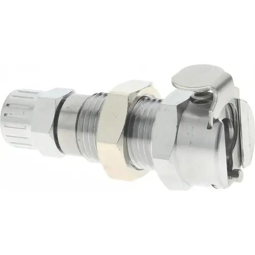 Push-to-Connect Tube Fitting: Coupling Body, 1/4" OD
