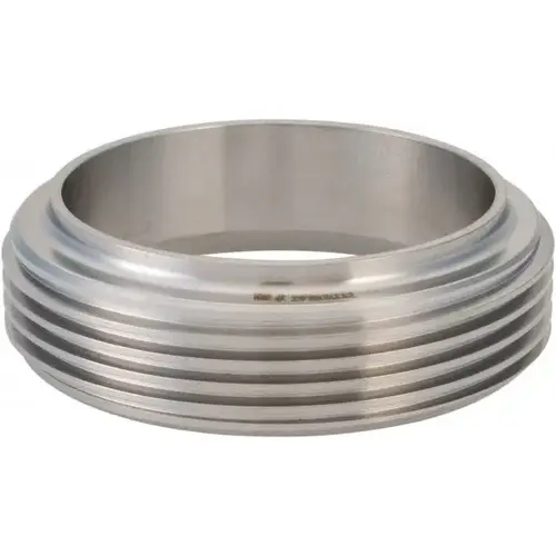 Sanitary Stainless Steel Pipe Short Welding Ferrule: 2-1/2", Bevel Seat Connection Sanitary Stainless Steel Pipe Short Welding Ferrule: 2-1/2", Bevel Seat Connection