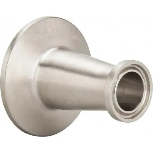 Sanitary Stainless Steel Pipe Concentric Reducer: 1 x 3/4", Clamp Connection Sanitary Stainless Steel Pipe Concentric Reducer: 1 x 3/4", Clamp Connection
