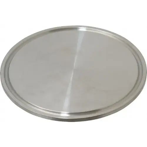Sanitary Stainless Steel Pipe End Cap: 3", Clamp Connection