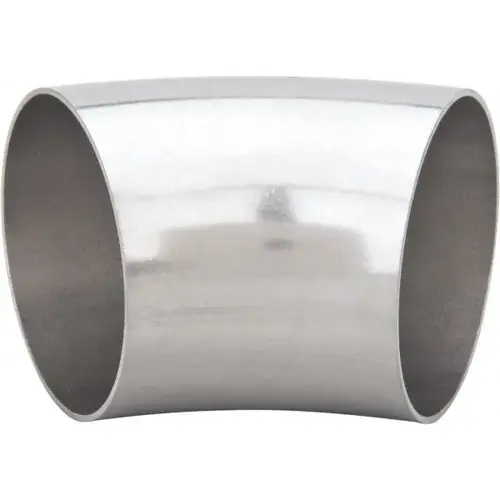 Sanitary Stainless Steel Pipe 45 degree Elbow, 3", Butt Weld Connection Sanitary Stainless Steel Pipe 45 degree Elbow, 3", Butt Weld Connection