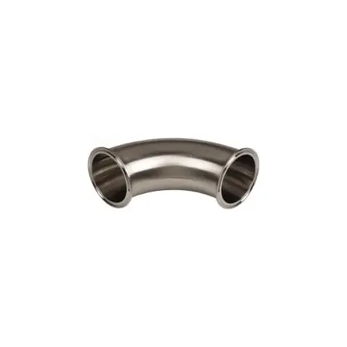 Sanitary Stainless Steel Pipe 90 degree Elbow, 3", Clamp Connection Sanitary Stainless Steel Pipe 90 degree Elbow, 3", Clamp Connection