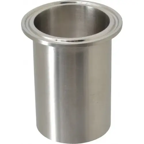 Sanitary Stainless Steel Pipe Long Tank Welding Ferrule: 2", Clamp Connection Sanitary Stainless Steel Pipe Long Tank Welding Ferrule: 2", Clamp Connection