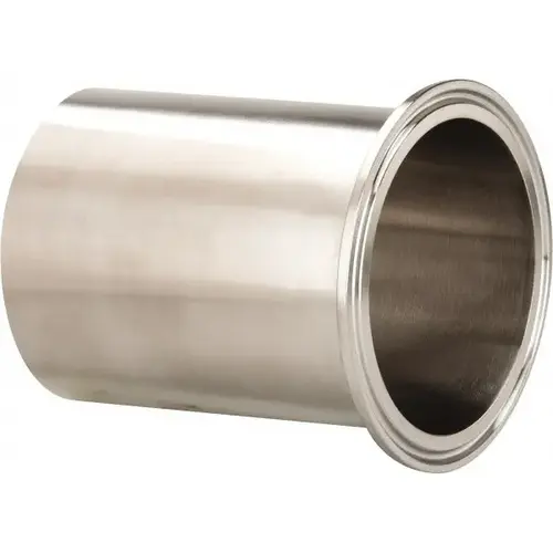 Sanitary Stainless Steel Pipe Long Tank Welding Ferrule: 3", Clamp Connection Sanitary Stainless Steel Pipe Long Tank Welding Ferrule: 3", Clamp Connection