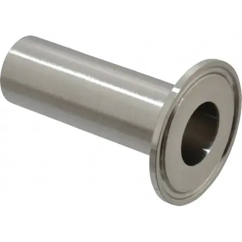 Sanitary Stainless Steel Pipe Long Tank Welding Ferrule: 1", Clamp Connection Sanitary Stainless Steel Pipe Long Tank Welding Ferrule: 1", Clamp Connection
