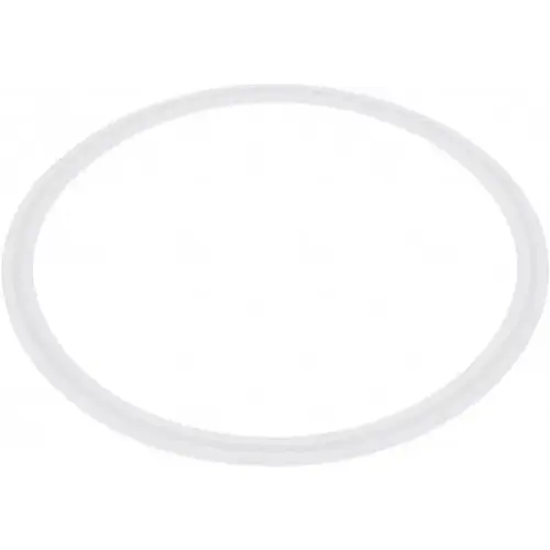 Sanitary Tube Gasket: Polytetrafluroethylene, 6" OD Sanitary Tube Gasket: Polytetrafluroethylene, 6" OD
