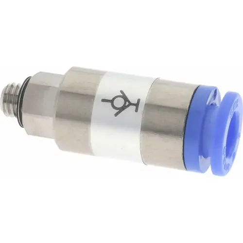 Push-to-Connect Tube Fitting: Connector, M5 x 0.8 Thread Push-to-Connect Tube Fitting: Connector, M5 x 0.8 Thread