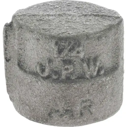 Black End Cap: 1/4", Threaded Black End Cap: 1/4", Threaded