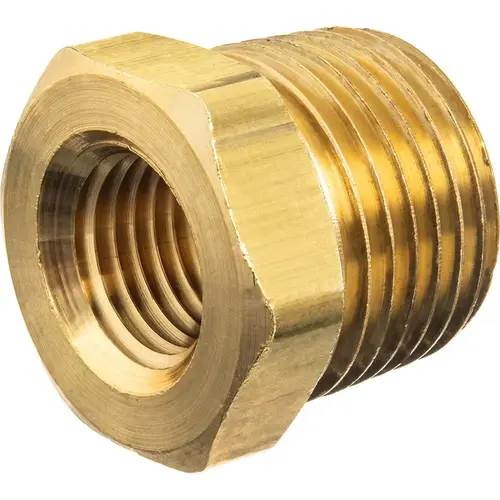Brass Pipe Fitting: 1/2 x 3/8" Fitting Brass Pipe Fitting: 1/2 x 3/8" Fitting