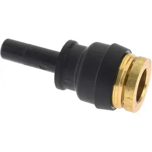 Push-To-Connect Tube Fitting: Stem Adapter, 3/8 x 1/4" OD Push-To-Connect Tube Fitting: Stem Adapter, 3/8 x 1/4" OD