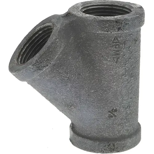 Black 45 degree Lateral Y-Branch: 3/4", Threaded Black 45 degree Lateral Y-Branch: 3/4", Threaded