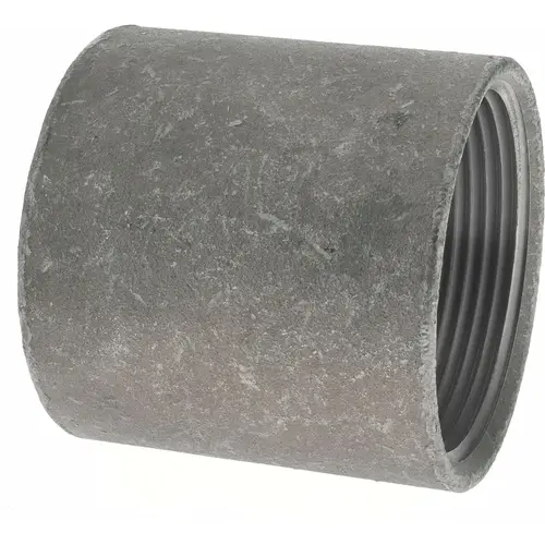 Black Coupling: 2-1/2", Threaded Black Coupling: 2-1/2", Threaded