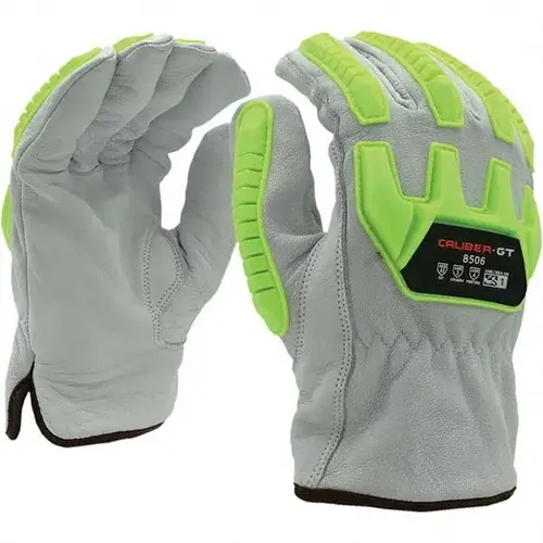 Cut, Puncture & Abrasive-Resistant Gloves: Size XL, ANSI Cut A5, ANSI Puncture 4, Goatskin Leather - pack of 12