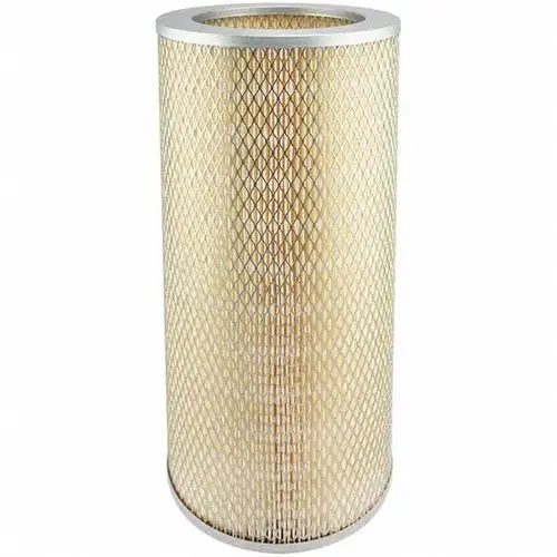 Automotive Air Filter: 8-1/16" OD, 15-1/4" OAL