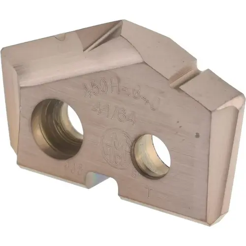 Spade Drill Insert: 41/64" Dia, Seat Size 0, Cobalt, 132 deg Point AM200 Spade Drill Insert: 41/64" Dia, Seat Size 0, Cobalt, 132 deg Point AM200