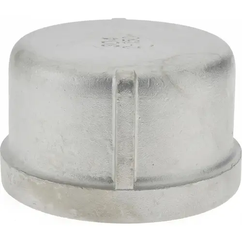 Pipe End Cap: 2" Fitting, 304 Stainless Steel Pipe End Cap: 2" Fitting, 304 Stainless Steel