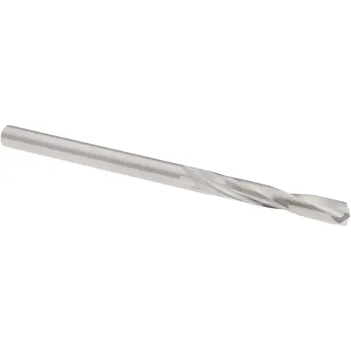 Screw Machine Length Drill Bit: #33, 135 degree Point, Solid Carbide Bright/Uncoated Screw Machine Length Drill Bit: #33, 135 degree Point, Solid Carbide Bright/Uncoated