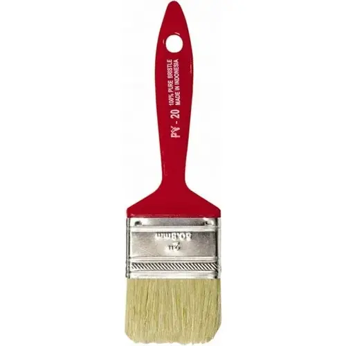 Paint Brush: 2" White China, Synthetic Bristle Paint Brush: 2" White China, Synthetic Bristle